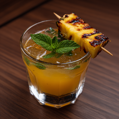 Grilled Pineapple–Tequila Punch